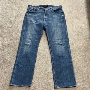 Lucky Brand Men's Blue Straight-Leg Jeans
